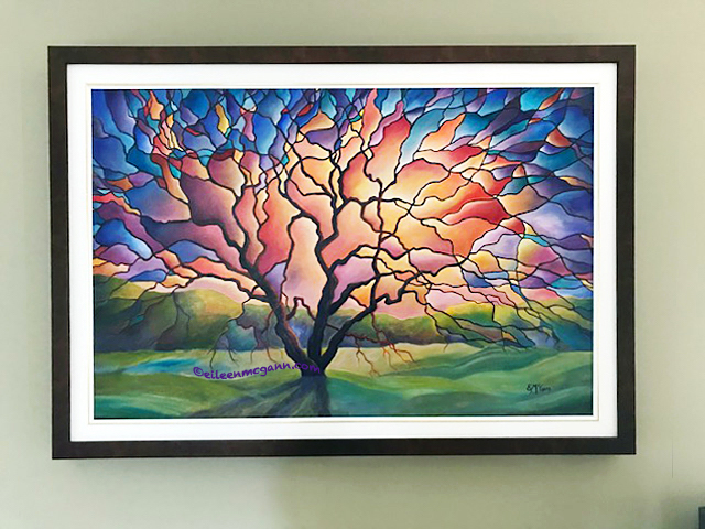 Apples Glow Painting